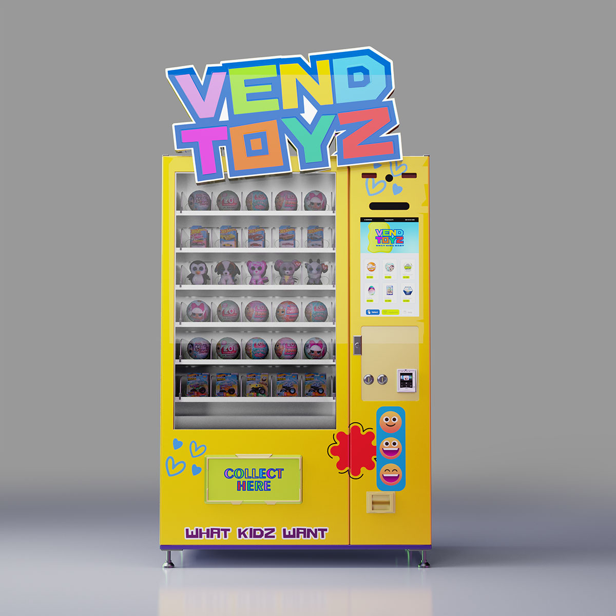 Two people grooming a dog